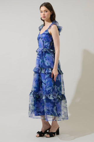 Mylie Organza Truth Tiered Maxi Dress