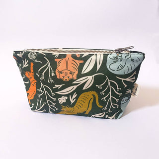 Handmade Fabric Zip Purse - Cats