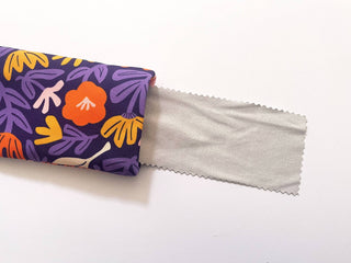 Handmade Sunglasses Case - Petals (Purple)
