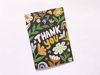 Thank You Floral Greeting Card