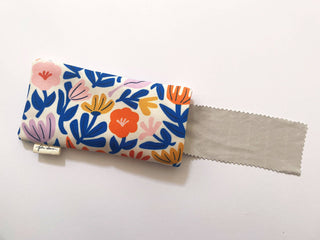 Handmade Sunglasses Case - Petals (Light)