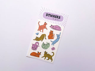 Cats Sticker Sheet