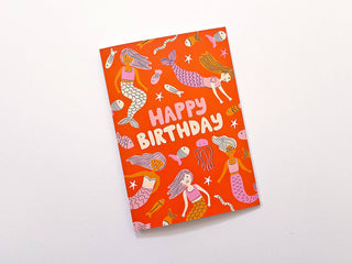 Happy Birthday Mermaids Card