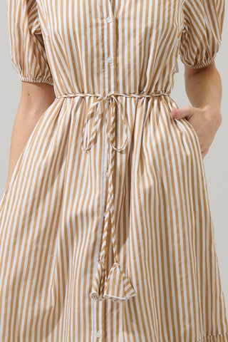 Dream State Beth Button Down Midi Dress