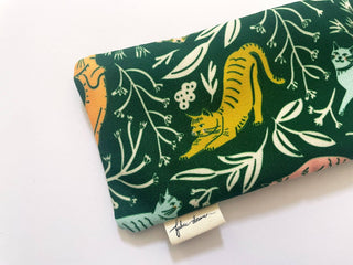 Handmade Sunglasses Case - Cats