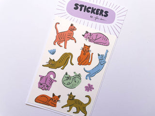 Cats Sticker Sheet