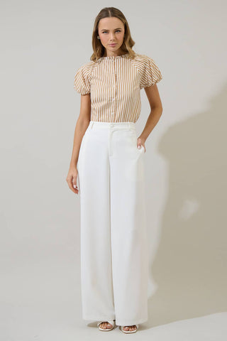 Dream State Avy Button Down Top