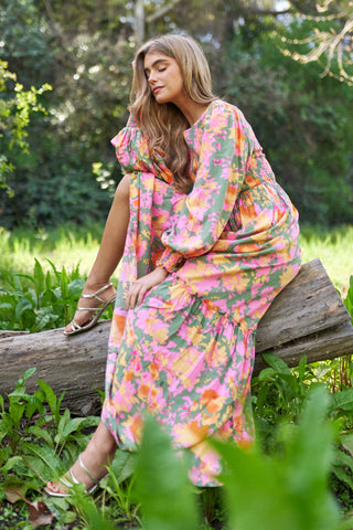 Ashleigh Smocked Bodice Maxi Dress