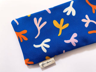 Handmade Sunglasses Case - Falling Blue