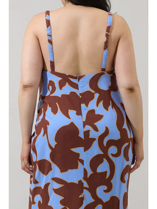 Briley Floral Mizie Open Back Maxi Dress