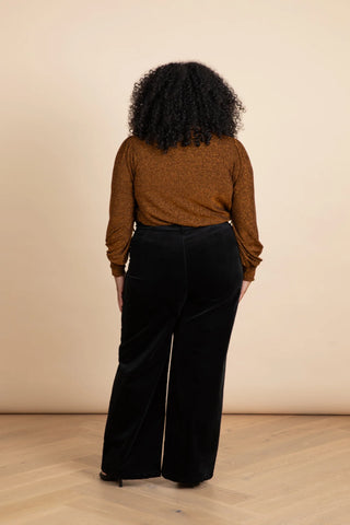 Bronze Goddess Bell Sleeve Top