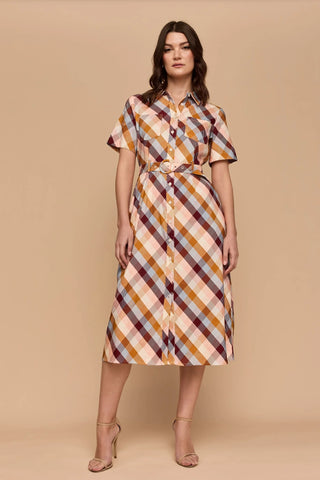 Checkered Love - Shirt Dress