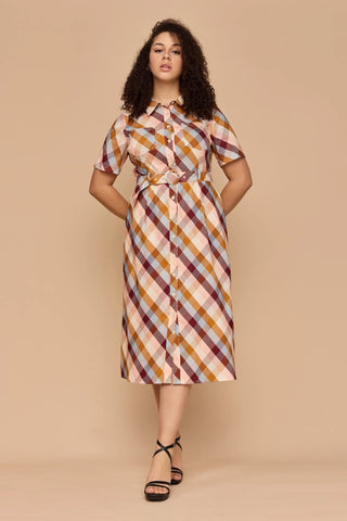 Checkered Love - Shirt Dress