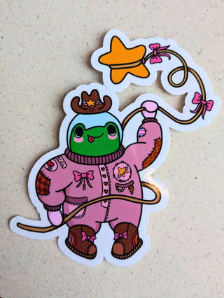 Cowboy Cadette Sticker