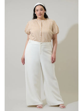 Dream State Avy Button Down Top