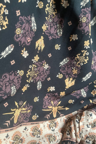 Fortune Teller Maxi Dress – Black Boho