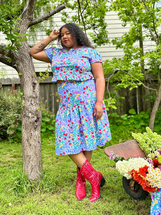 Gail Skirt - Super Bloom