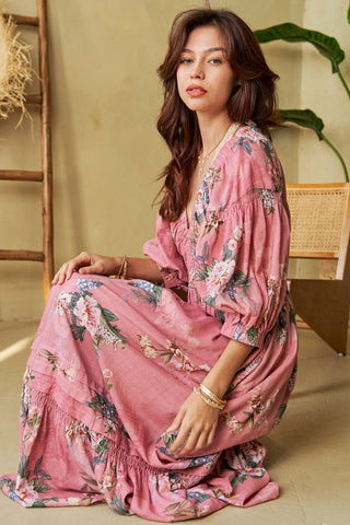 Garden Floral Maxi Dress