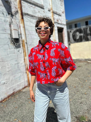 Linen Olivia Top – Sondler Cat