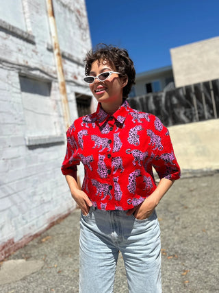 Linen Olivia Top – Sondler Cat