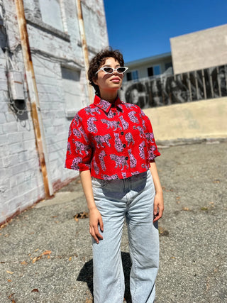 Linen Olivia Top – Sondler Cat