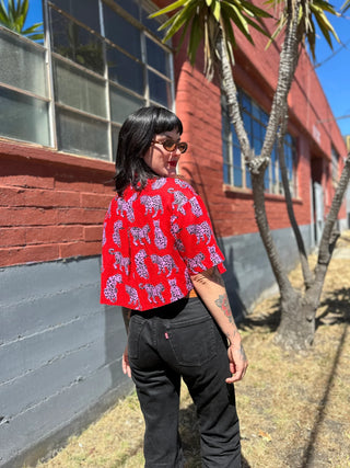 Linen Olivia Top – Sondler Cat