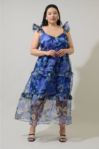 Mylie Organza Truth Tiered Maxi Dress