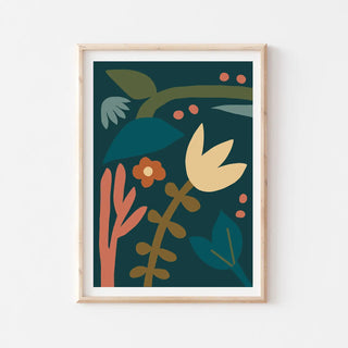 Night Garden Print: A4
