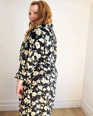 Nina Shirt in Mono Floral