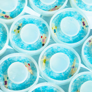 Swimmers Earrings - Light Blue