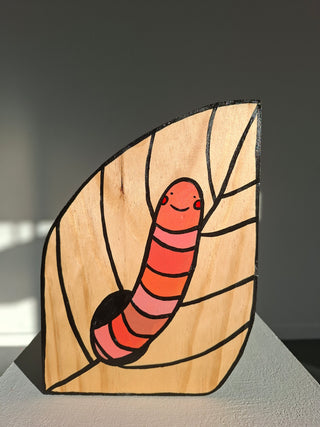 Cheeky worm - Tegan Iversen (Original Artwork)