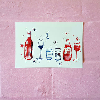 drinking at night - Tegan Iversen (Limited Edition Print)