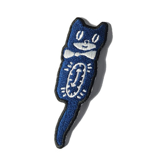 Kitty Clock Iron-On Patch