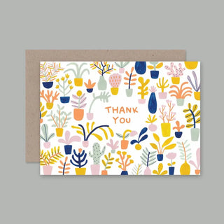 Thank You - Plants card