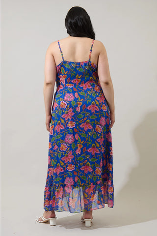 Wendey Floral Zayna Wrap Maxi Dress