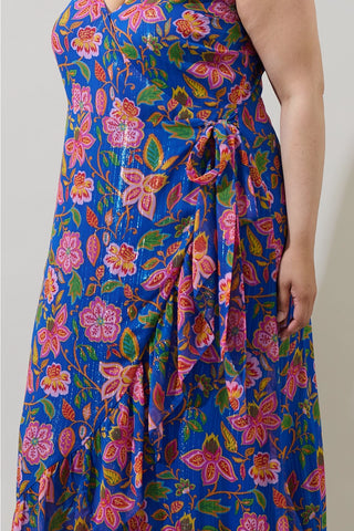 Wendey Floral Zayna Wrap Maxi Dress