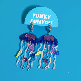 Jellyfish Statement Earrings