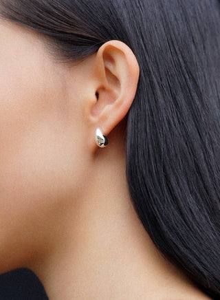 Droplet Earrings ㅡ Small • Silver