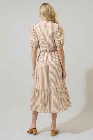 Dream State Beth Button Down Midi Dress