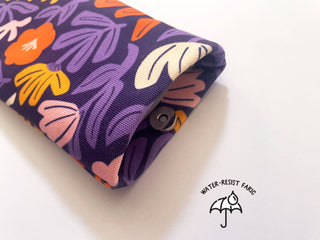Handmade Sunglasses Case - Petals (Purple)