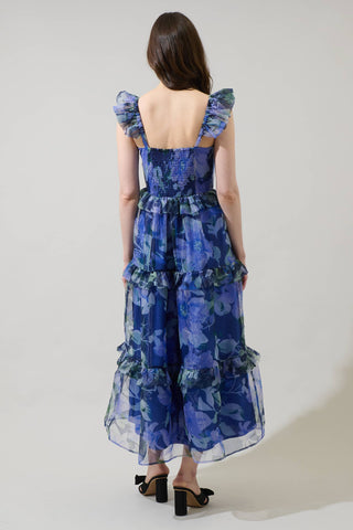 Mylie Organza Truth Tiered Maxi Dress