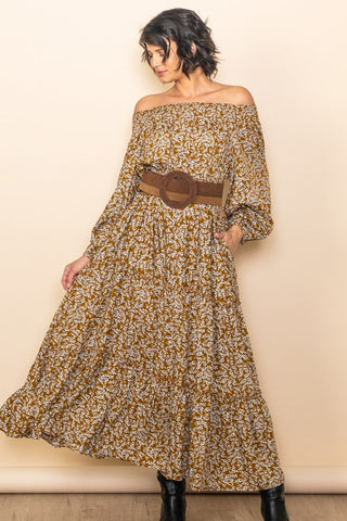 Selena Extra Wide Flare Boho Maxi