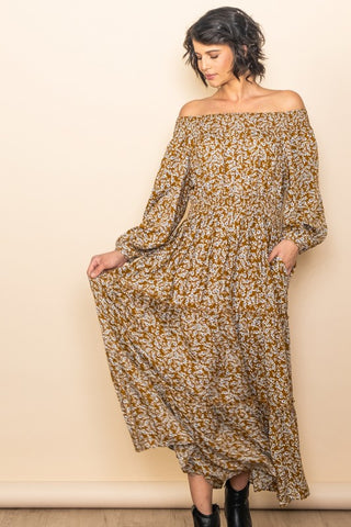 Selena Extra Wide Flare Boho Maxi