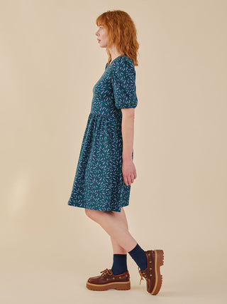 Inez Dress - Fern Beats Emerald