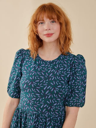 Inez Dress - Fern Beats Emerald