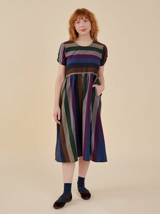 Kavita Dress - Dusk Stripe