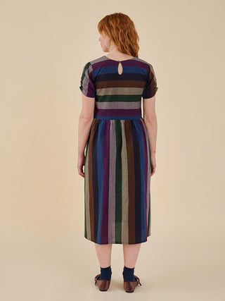 Kavita Dress - Dusk Stripe