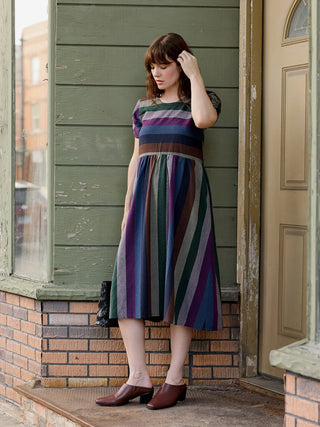 Kavita Dress - Dusk Stripe