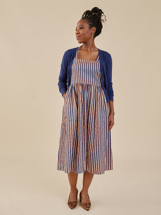 Betty Cardigan - Marine Cotton Cashmere