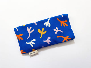 Handmade Sunglasses Case - Falling Blue
